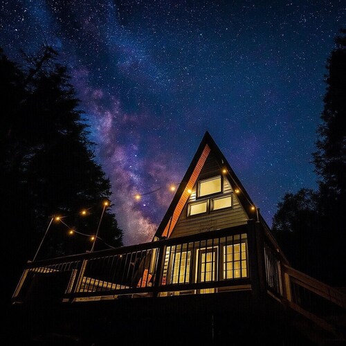 "Newly Built" A-Frame nestled in the woods