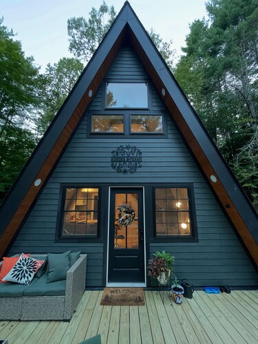 "Newly Built" A-Frame nestled in the woods