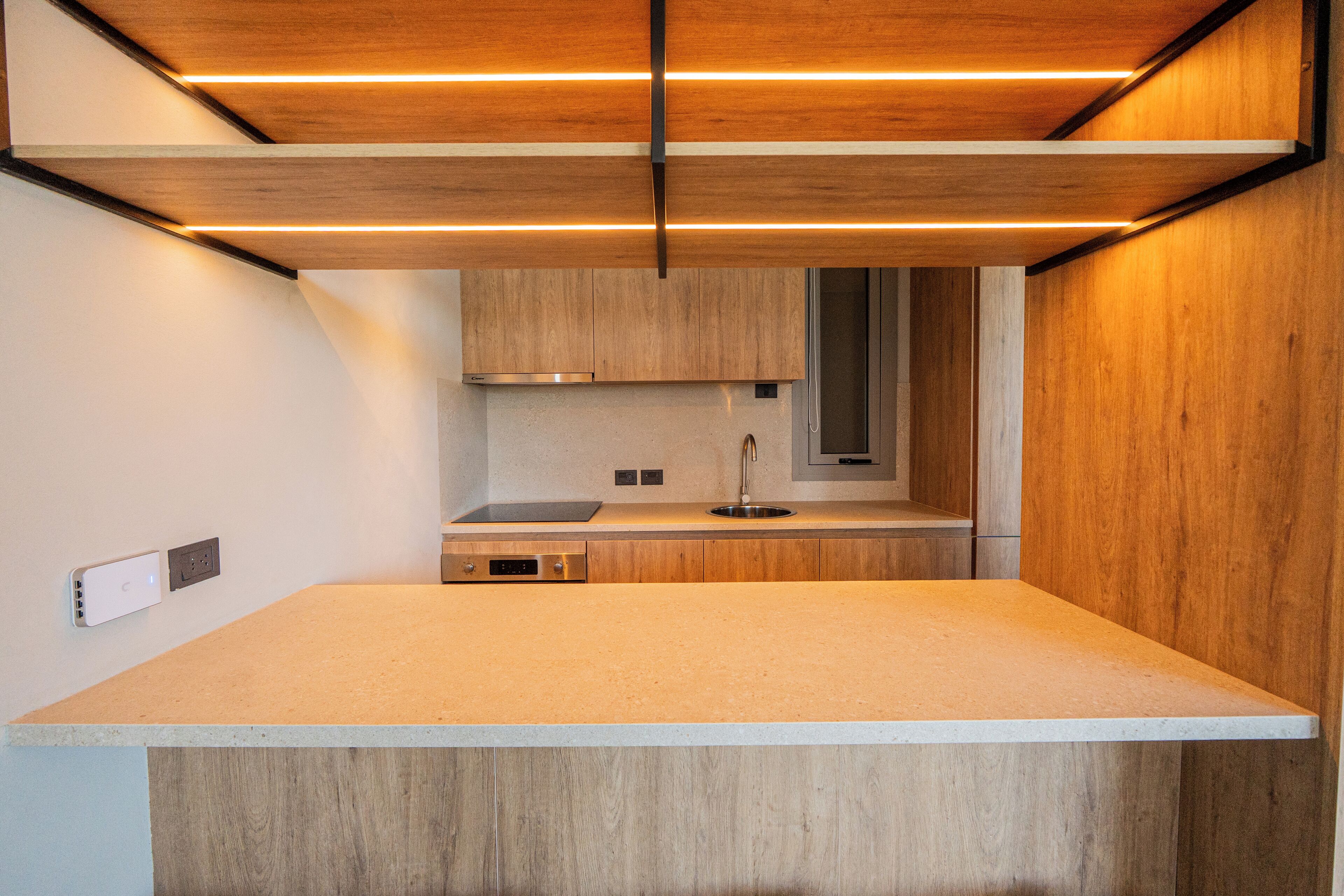 Comfort Apartment, Balcony, Sea View | Private kitchen | Mini-fridge, microwave, stovetop, cookware/dishes/utensils