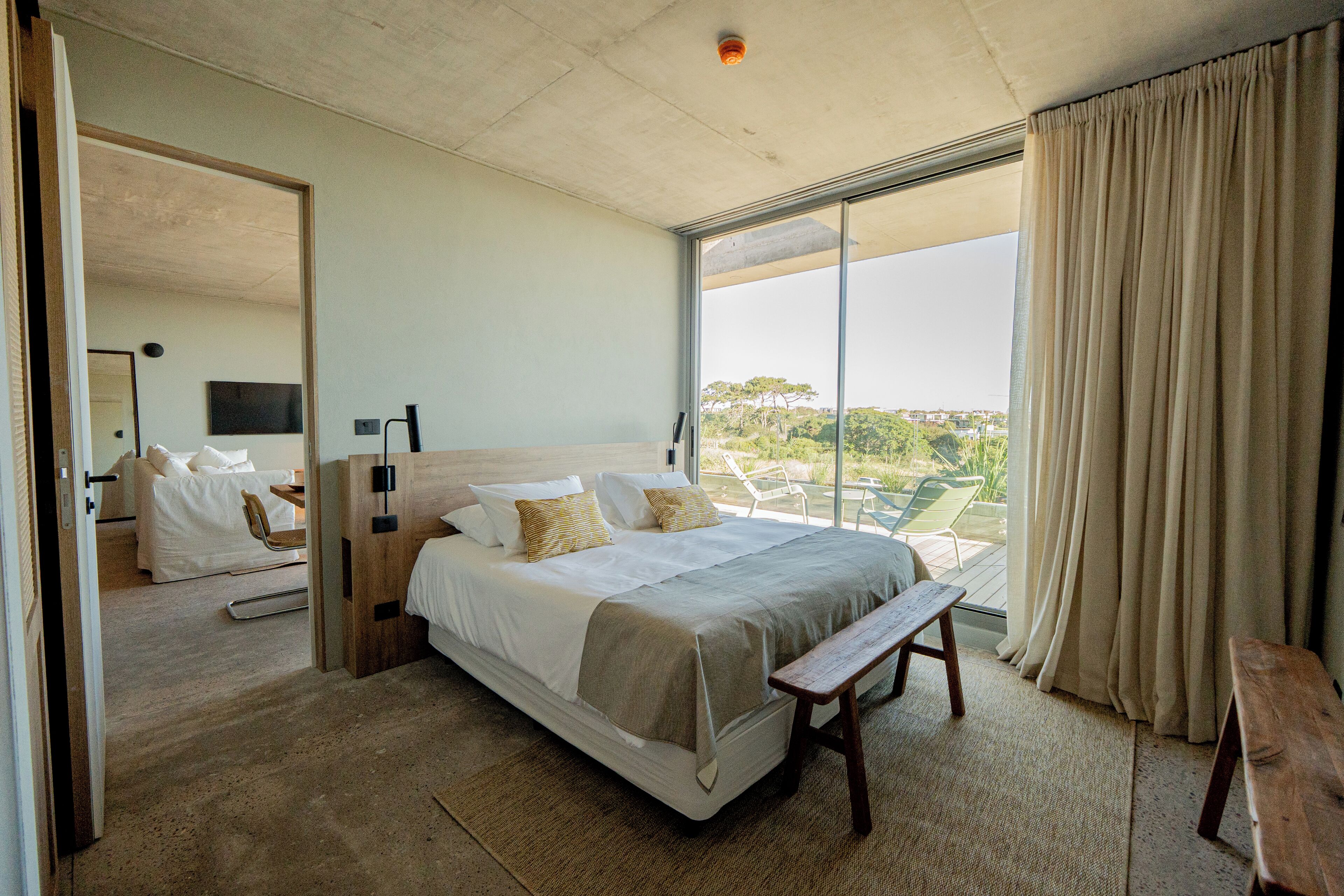 Departamento de lujo, balcón, vista al mar | Caja de seguridad en la habitación y wifi gratis 