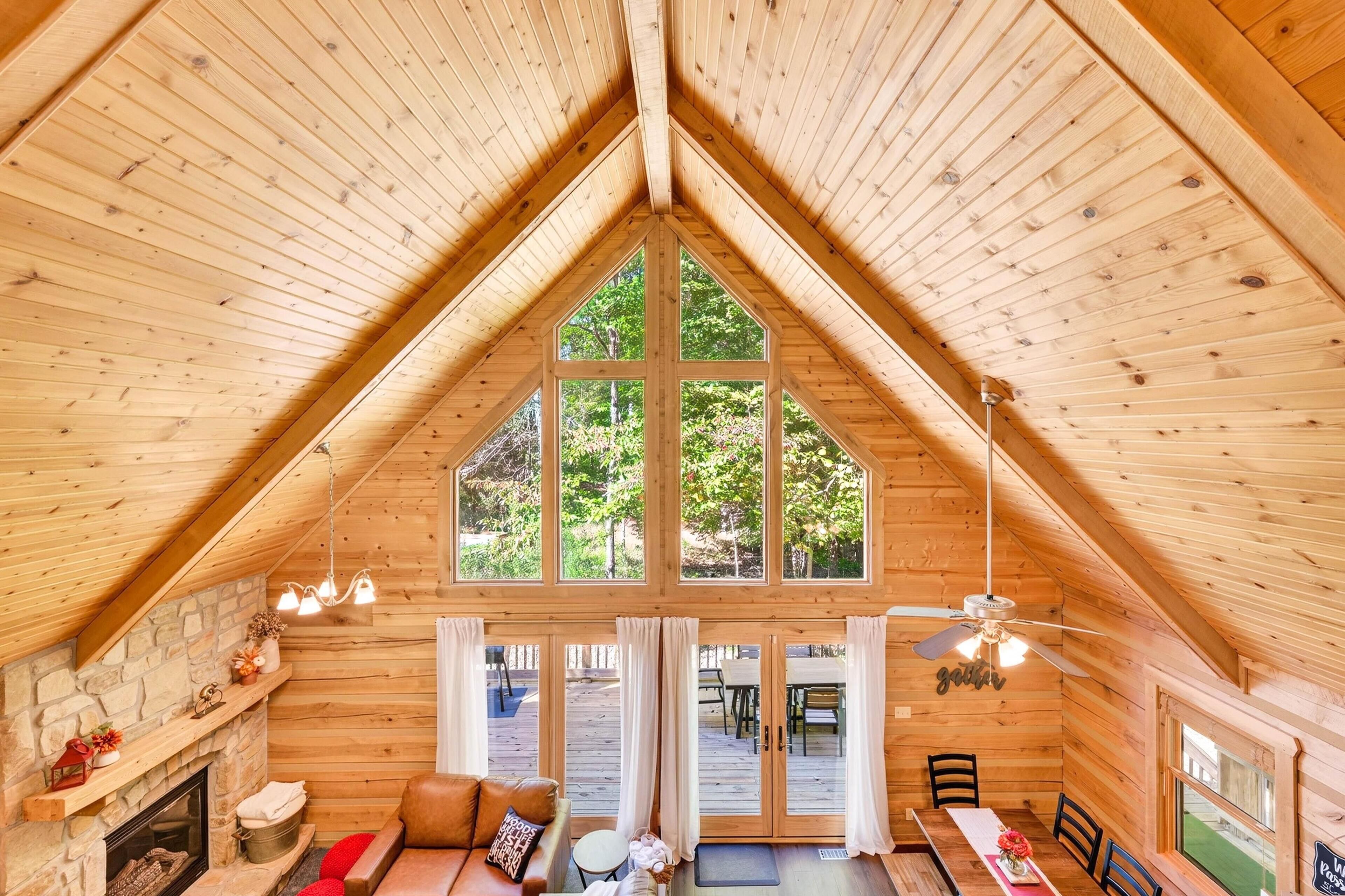 TV, fireplace, DVD player