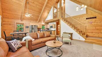 TV, fireplace, DVD player