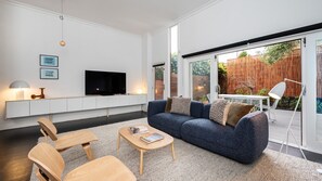 TV connectée, cheminée