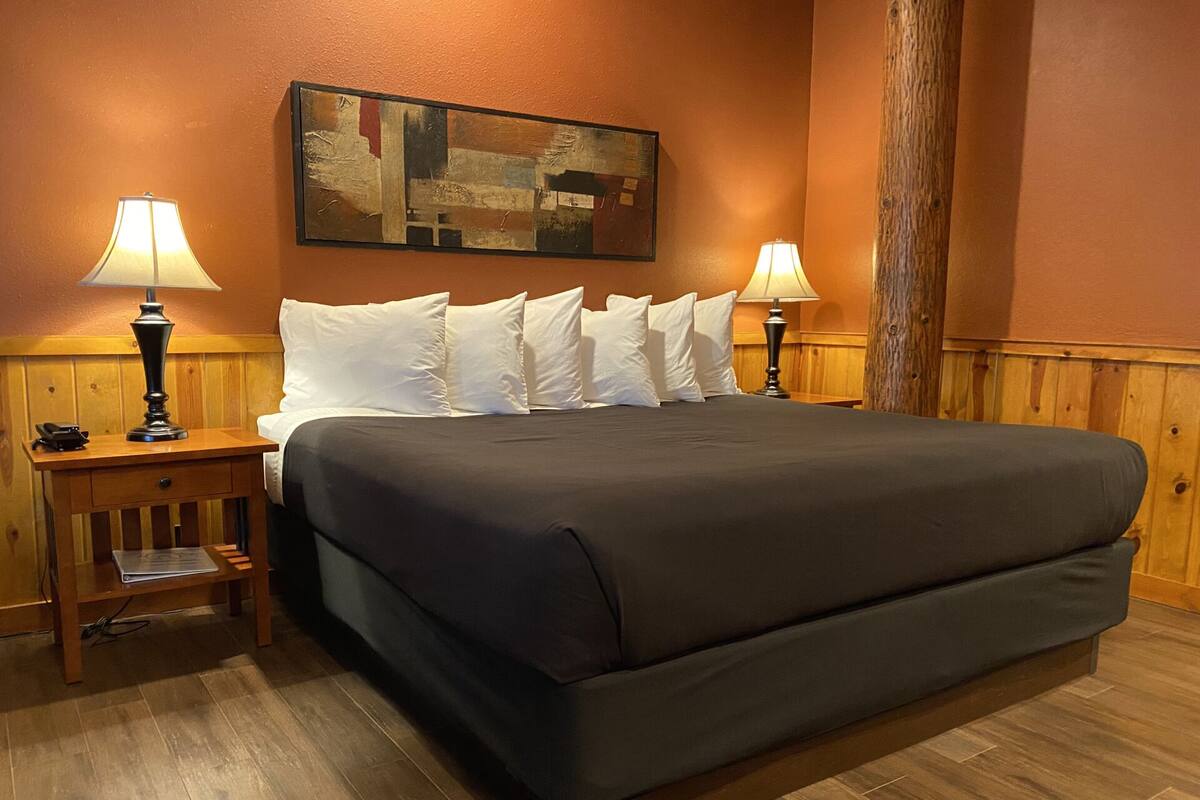 Room, 1 King Bed | 書桌、筆電工作空間、免費無線上網、床單