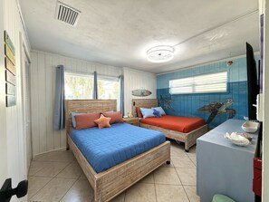 3 habitaciones, escritorio, wifi gratis y ropa de cama 