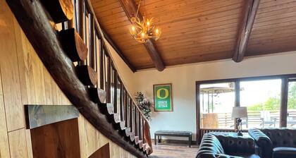 Cabin Retreat-nearUO-Arpt-Vineyards-slps 1-16-Events ok with prior-PETSTAYFREE