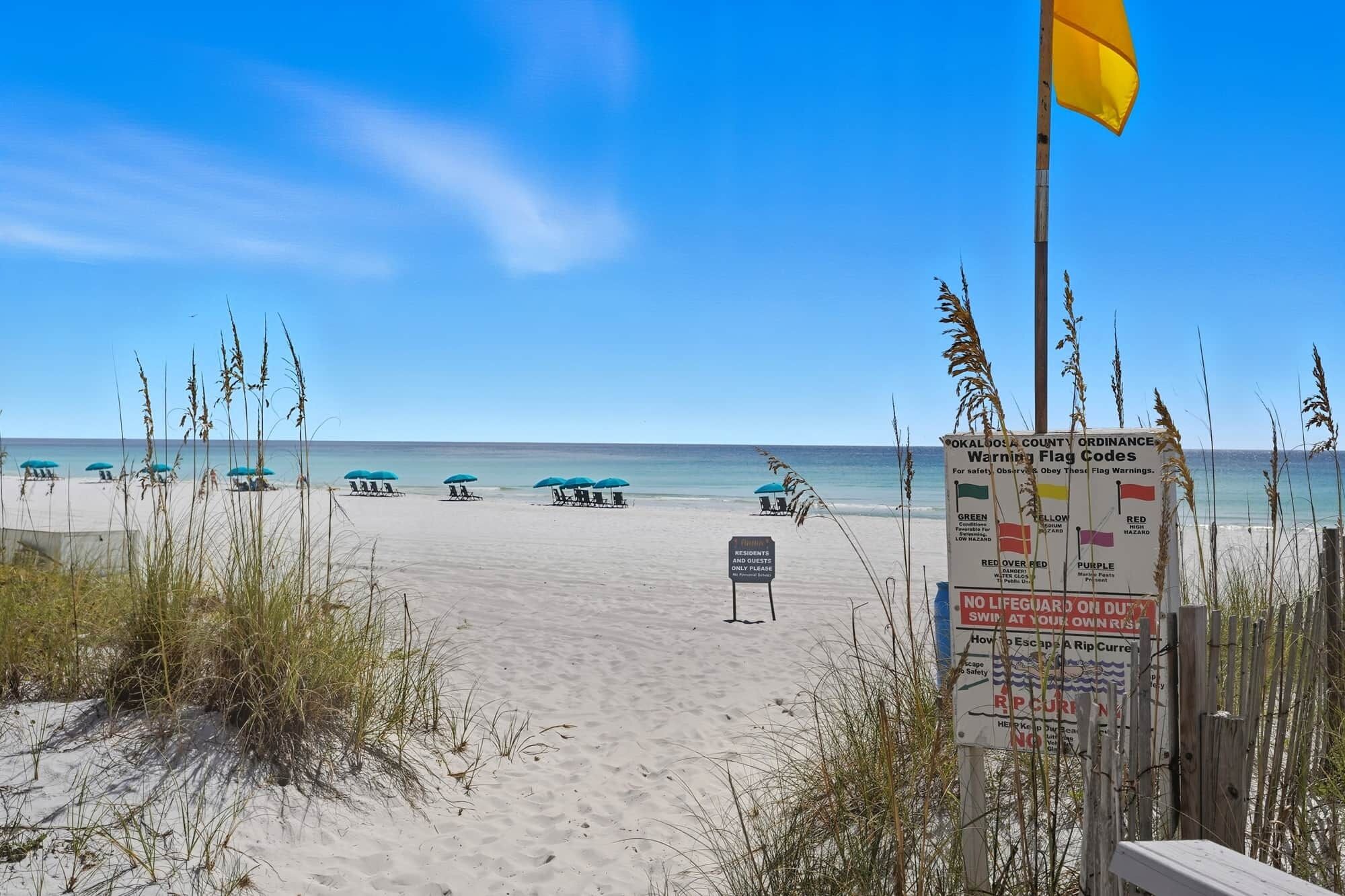 Sun-loungers, beach towels