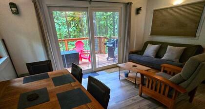 Moss Top Cabin-off grid living moss roof cabin in the woods