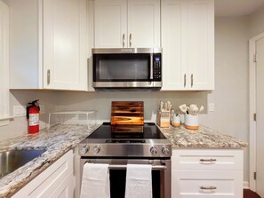 Microwave, oven, stovetop, dishwasher - Chic & Bright Home in North Hills & Close to Downtown (Raleigh)