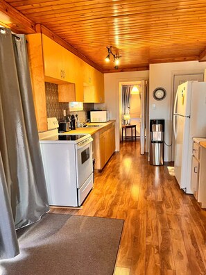 Microwave, oven, stovetop