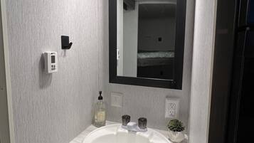 Towels, soap, toilet paper