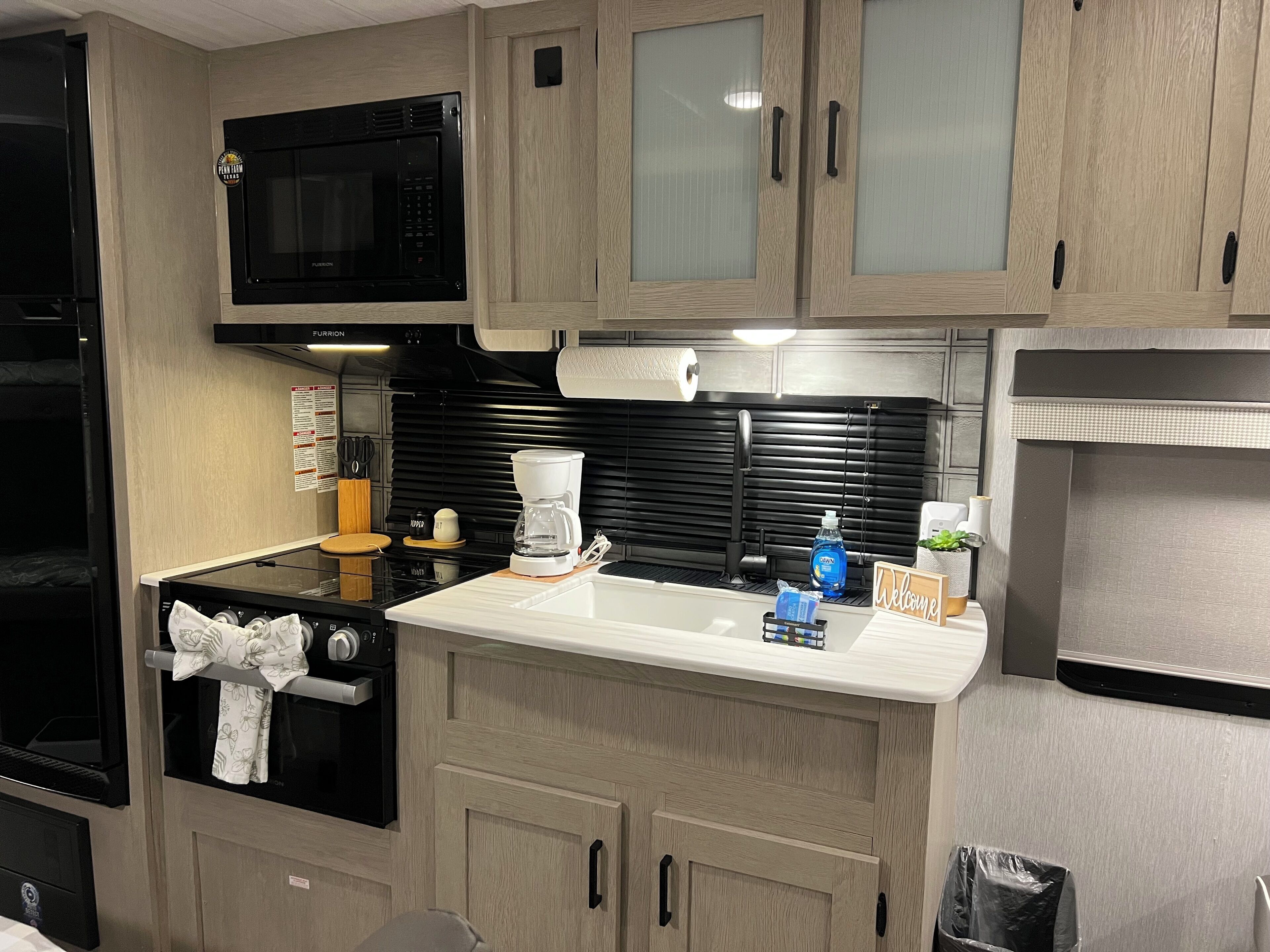 Microwave, oven, stovetop