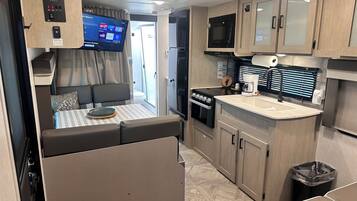 Microwave, oven, stovetop