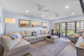 Smart TV - Peaceful Oceanfront Condo with Sunrise Views on NSB's No-Drive Beach (New Smyrna Beach)