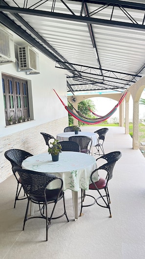 Opções para refeição ao ar livre