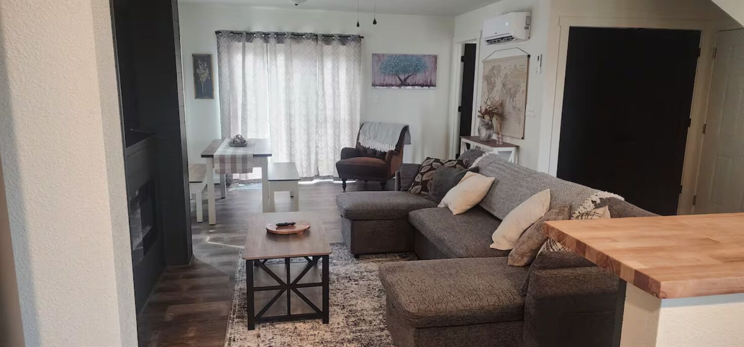 TV connectée, cheminée