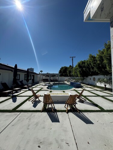 HOUSE OF PRINCE – Luxury 4BR Palm Springs retreat with pool, gym & kids’ room.