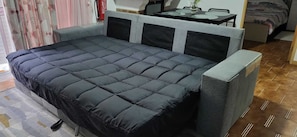 1 makuuhuone, silitysrauta/-lauta, Wi-Fi, vuodevaatteet