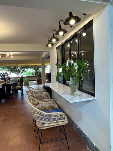 Luxury Villa with beautiful city views on the Mekong River.