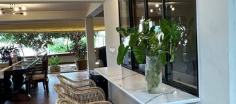 Luxury Villa with beautiful city views on the Mekong River.