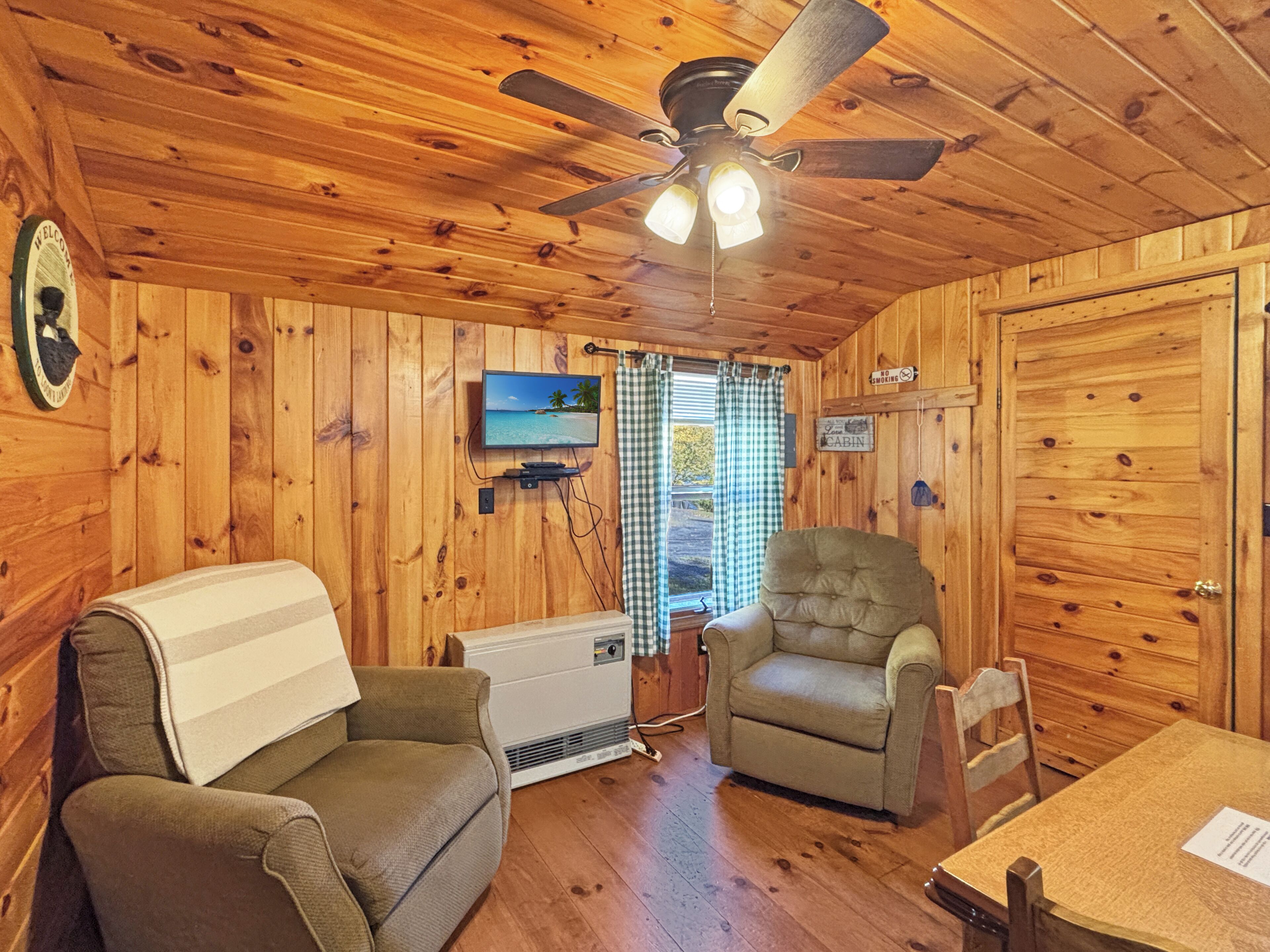 Télévision, cheminée