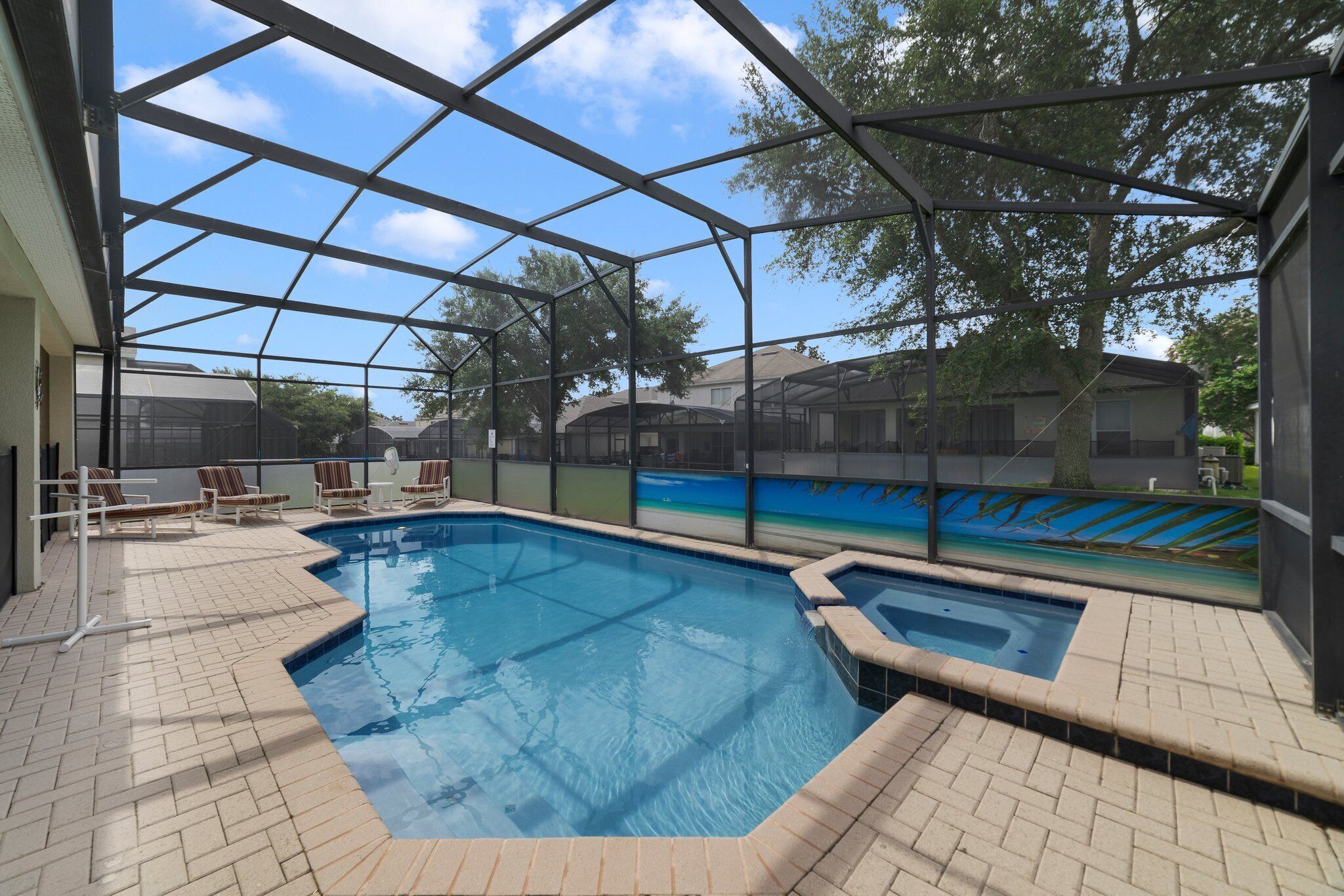Beheizter Pool
