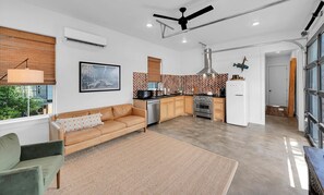 Living area - DogTrot Hotel- Downstairs Apartment (Waco)