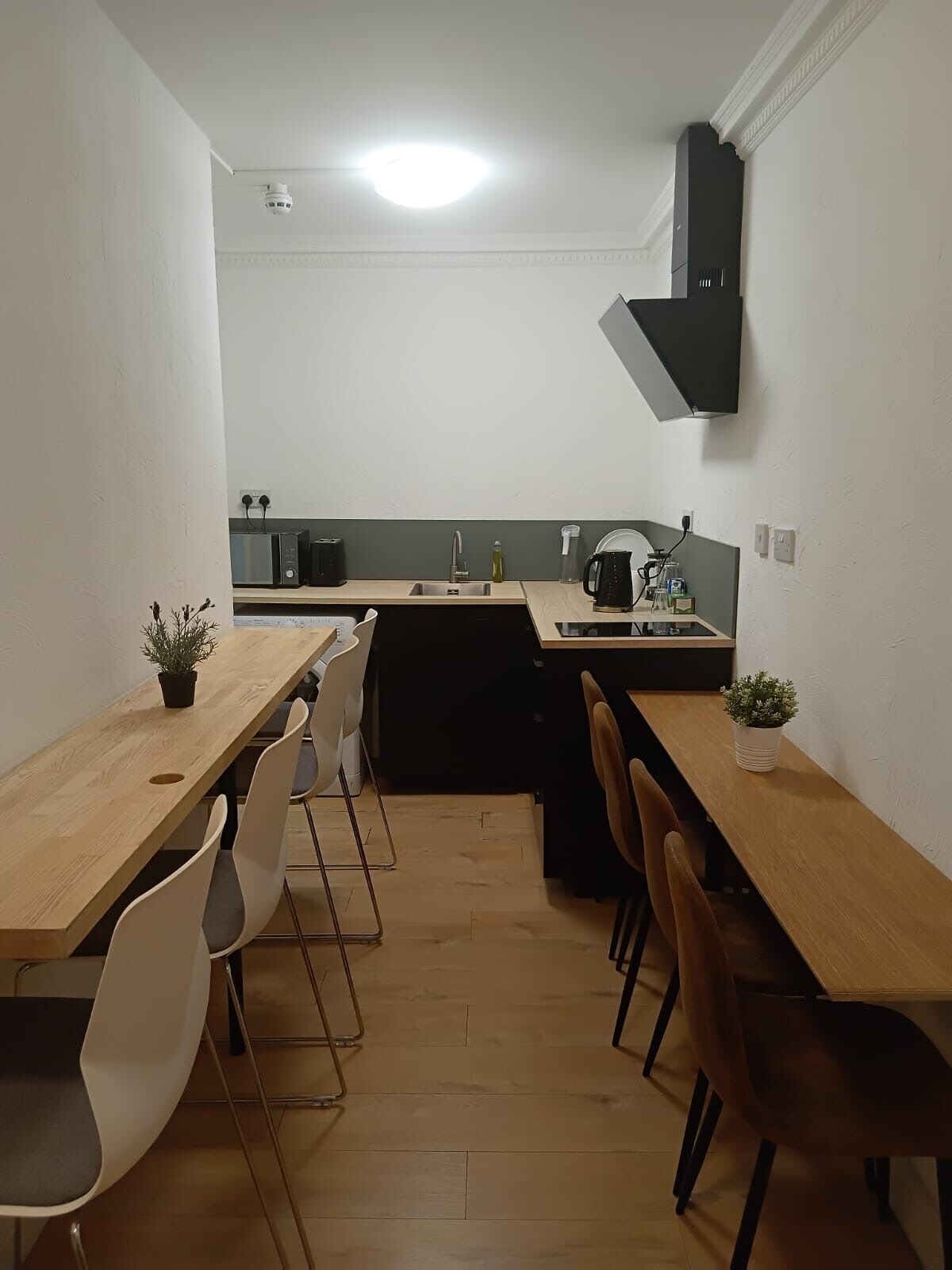 Opções para refeição no quarto