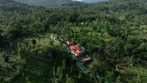 منظر من الجو على ارتفاع عالٍ