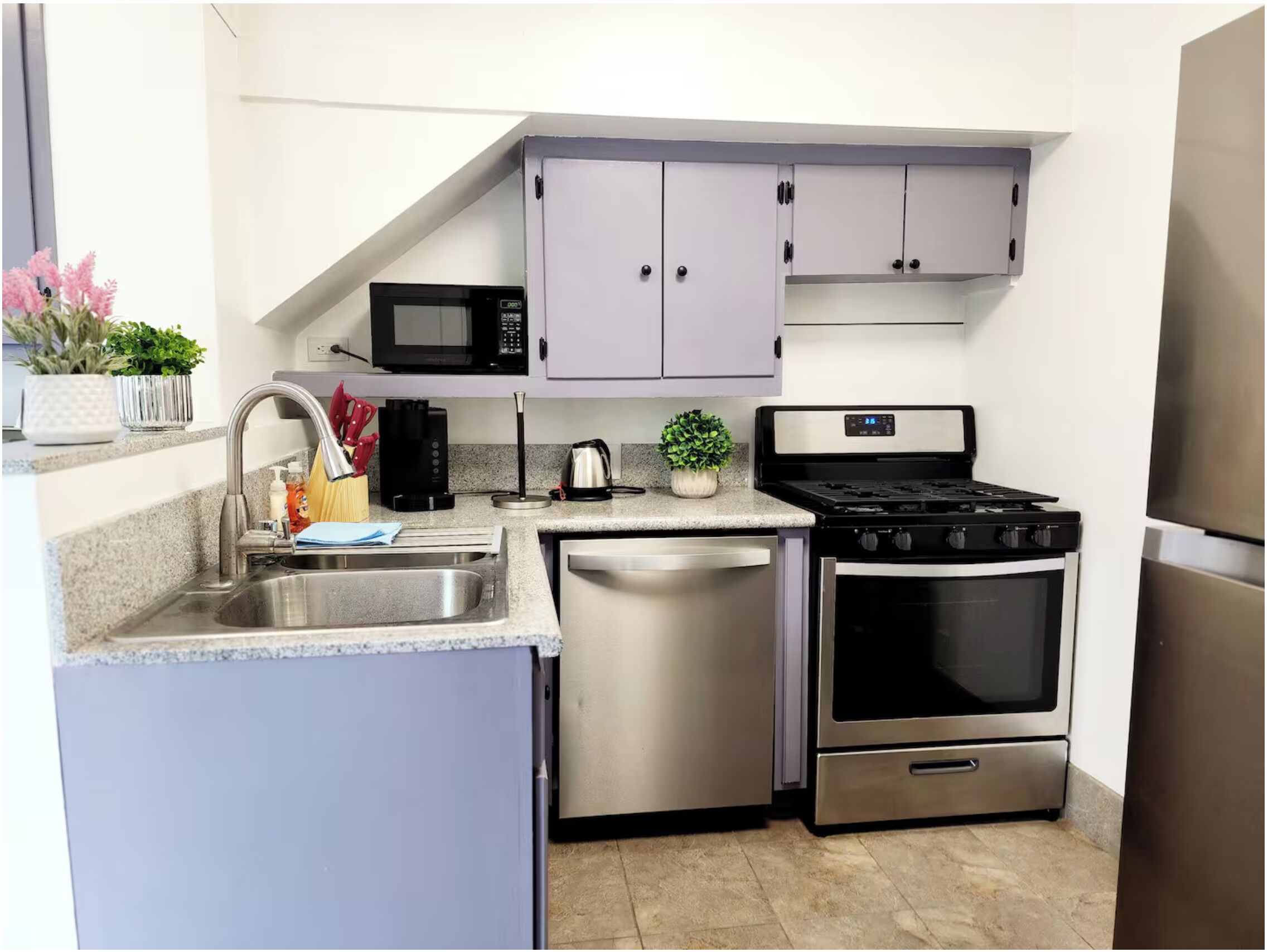 Microondas y parrilla de estufa 