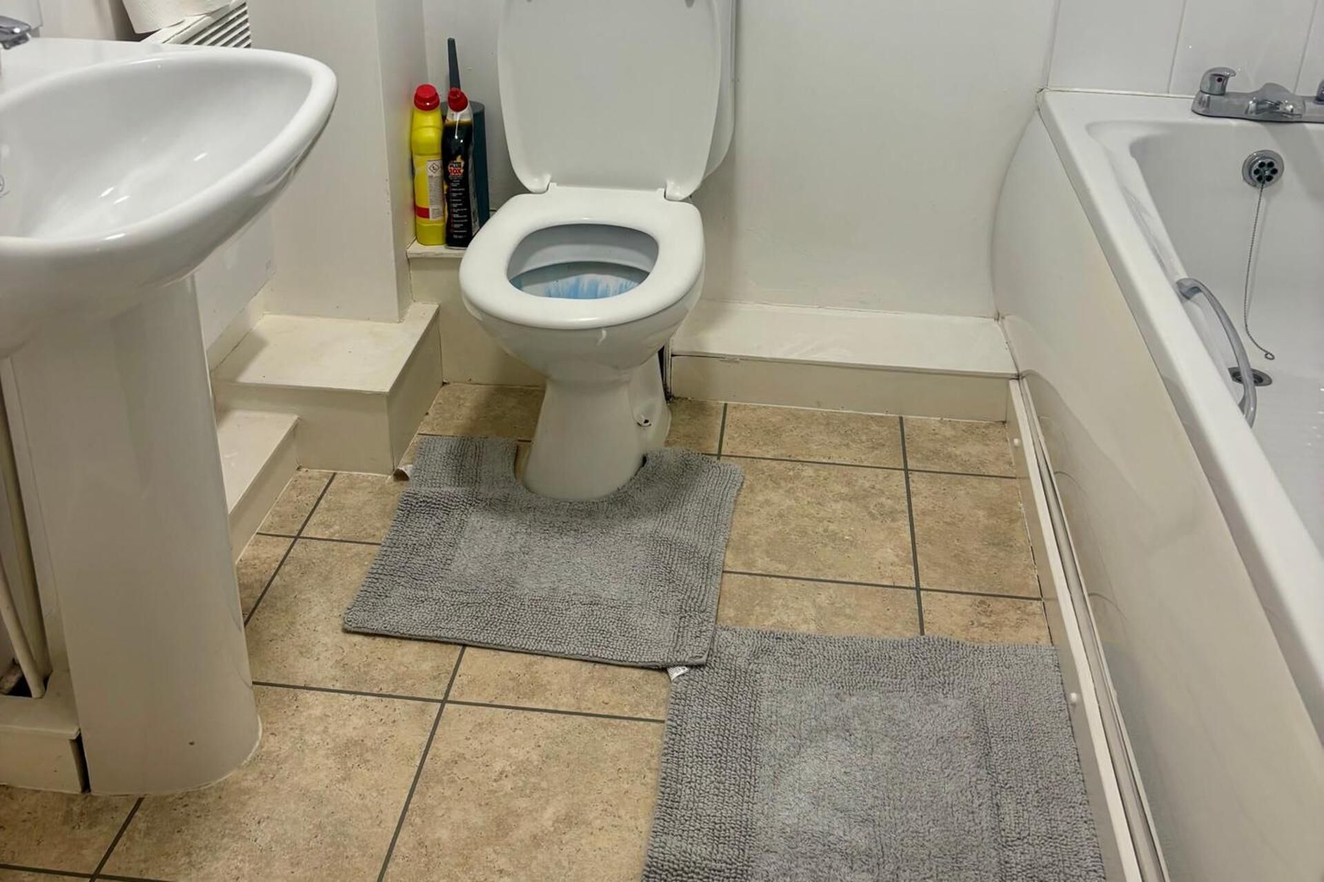 Dusche, Komfortbadewanne, Haartrockner, Handtücher