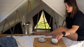 1 غرفة نوم وملاءات أسرّة