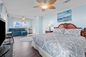 4 chambres, fer et planche à repasser, accès au Wi-Fi (inclus)