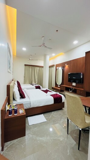 Familie suite | Een bureau, gratis wifi