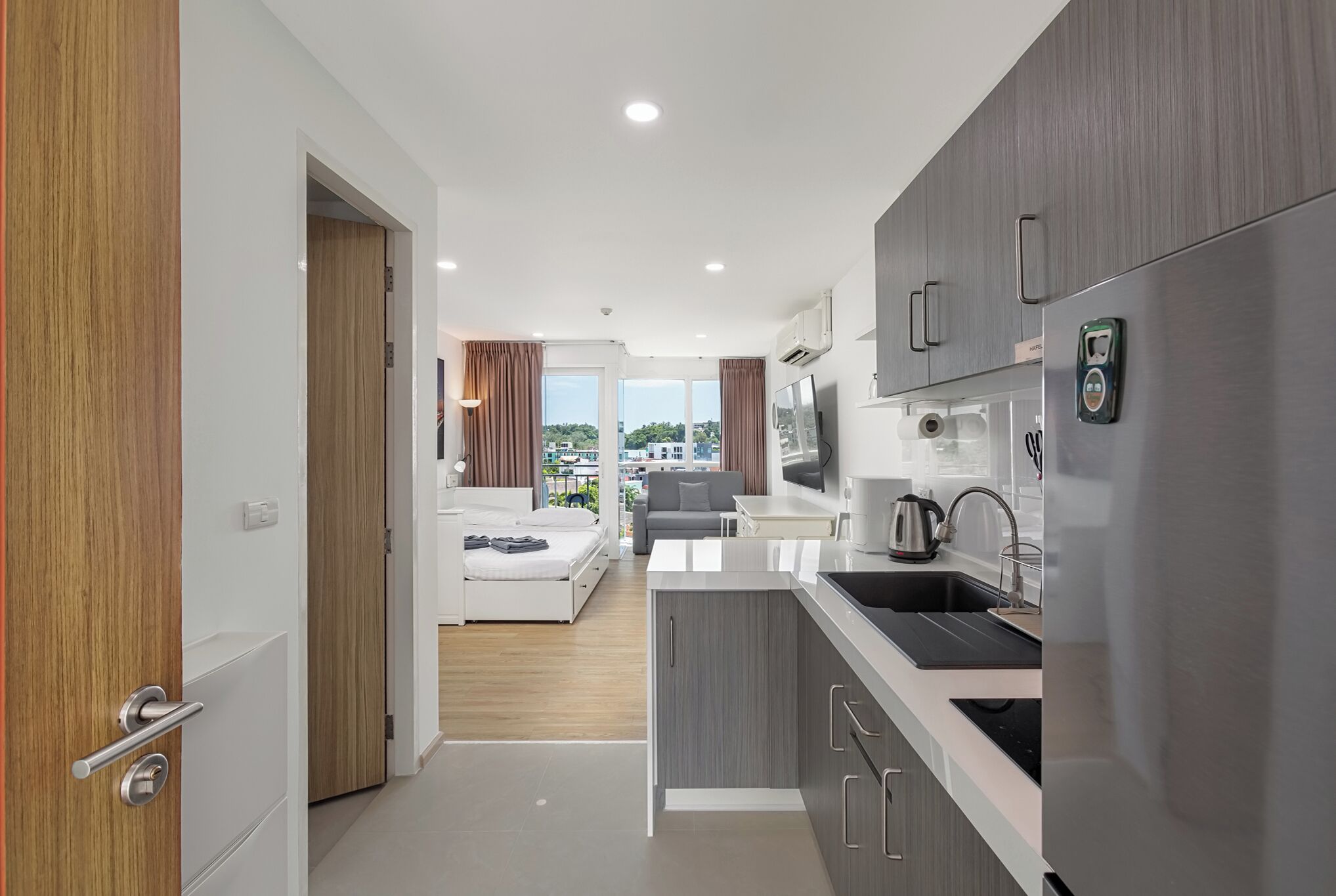 In-room safe, blackout curtains, iron/ironing board, free WiFi