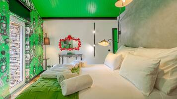 1 makuuhuone, työpöytä, Wi-Fi, vuodevaatteet