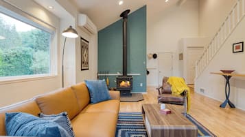 TV connectée, cheminée