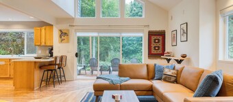 Forest Front Home w/ Fire Pit, Mins to Beaches, Wineries | Cedarview Retreat