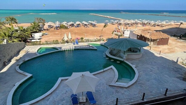 Pool - 2BR Apartment •Side Sea View • Pool •Turtles Beach (Hurghada 2)