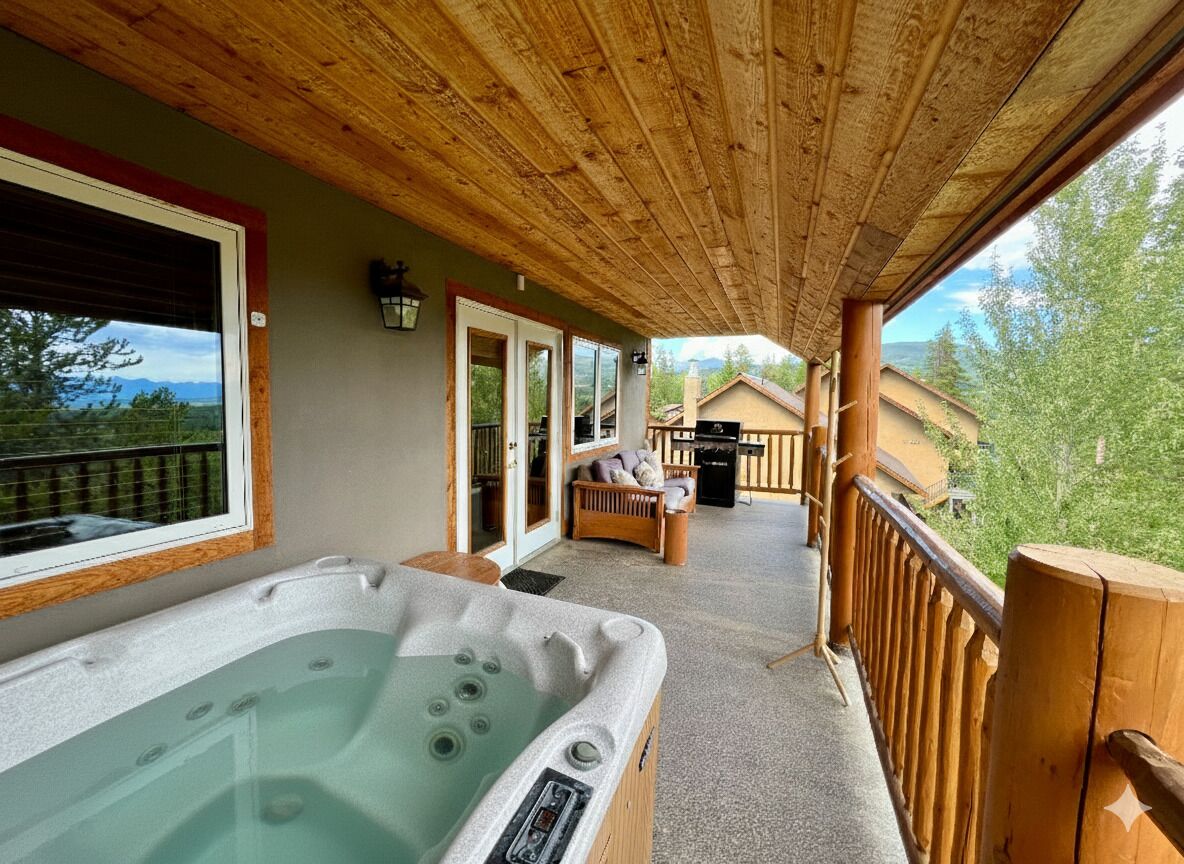 Bañera de hidromasaje al aire libre