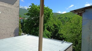 Blick vom Balkon