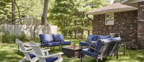 Ferienhaus, Mehrere Betten, Terrasse, Gartenblick (Funtana) | Ausblick vom Zimmer