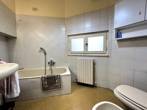 Dusche, Haartrockner, Bidet, Handtücher
