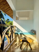 Comfort Double Room, Balcony, Pool View | Terrace/patio