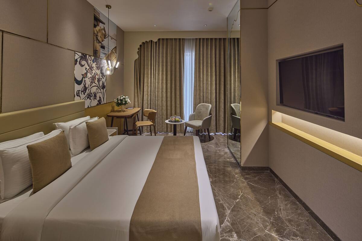 In-room safe, desk, blackout drapes, iron/ironing board