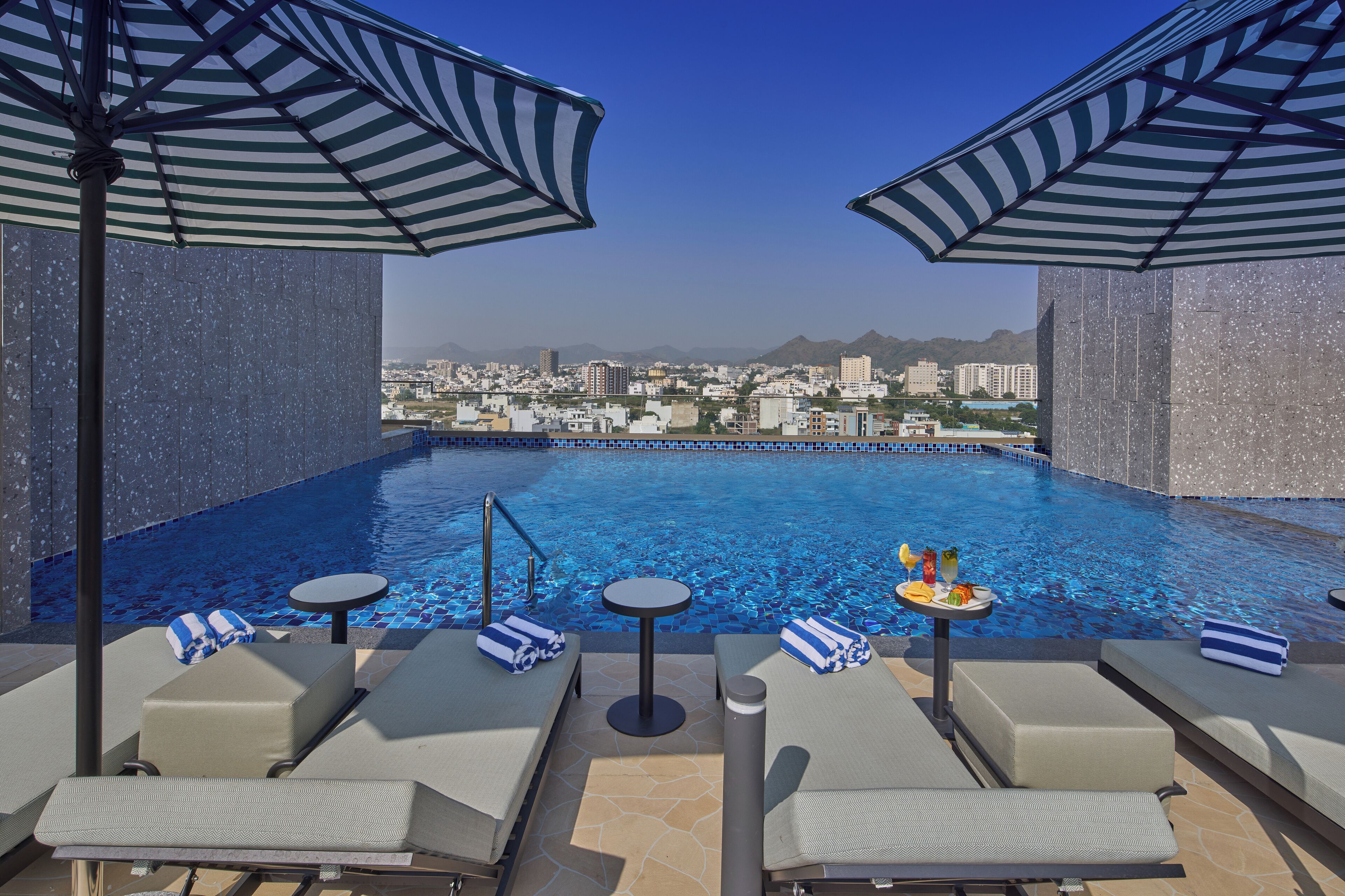 Rooftop pool