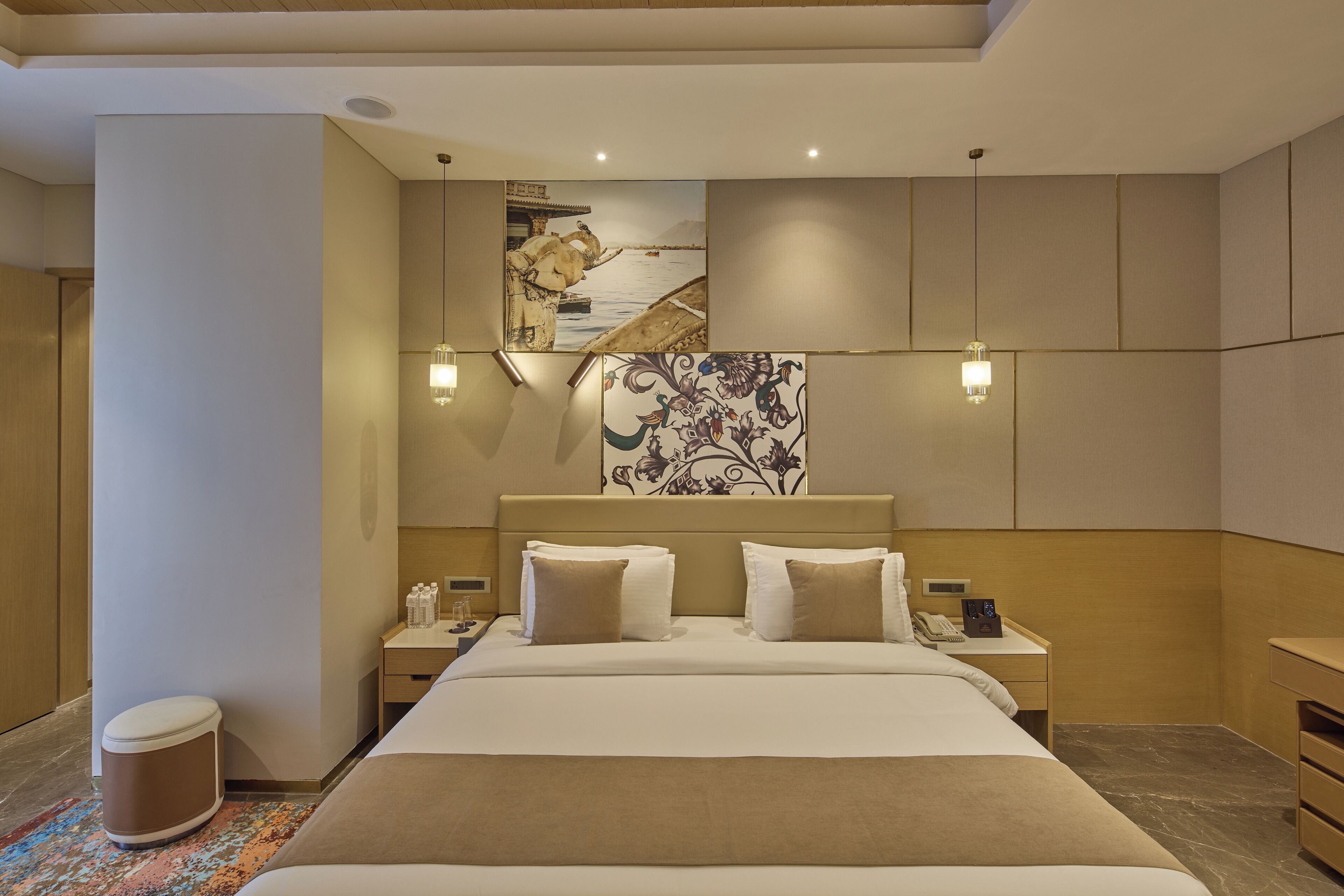 Ropa de cama hipoalergénica y minibar 