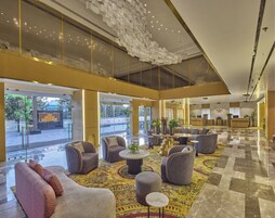 Sala de estar en el lobby