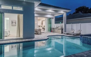 Una piscina climatizada