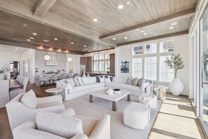 Smart TV, ping pong, books, offices